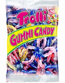 Жевательные конфеты Trolli Осьминог (пакет), 1000 гр.