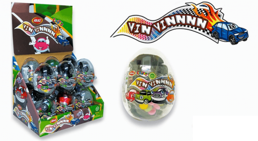 Пластиковое яйцо WIN_WIN игрушка с сахарным драже 10 гр.