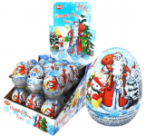 Шоколадні яйця Happy New Year 25 гр., 24 шт.